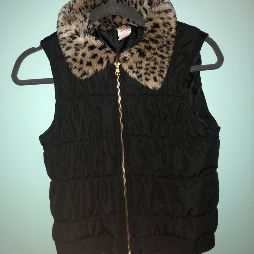 Cheetah Print Vest